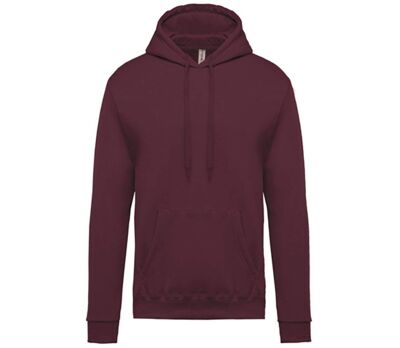 Sweat-shirt à capuche - Unisexe - K476 - rouge vin