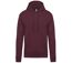 Sweat-shirt à capuche - Unisexe - K476 - rouge vin-1