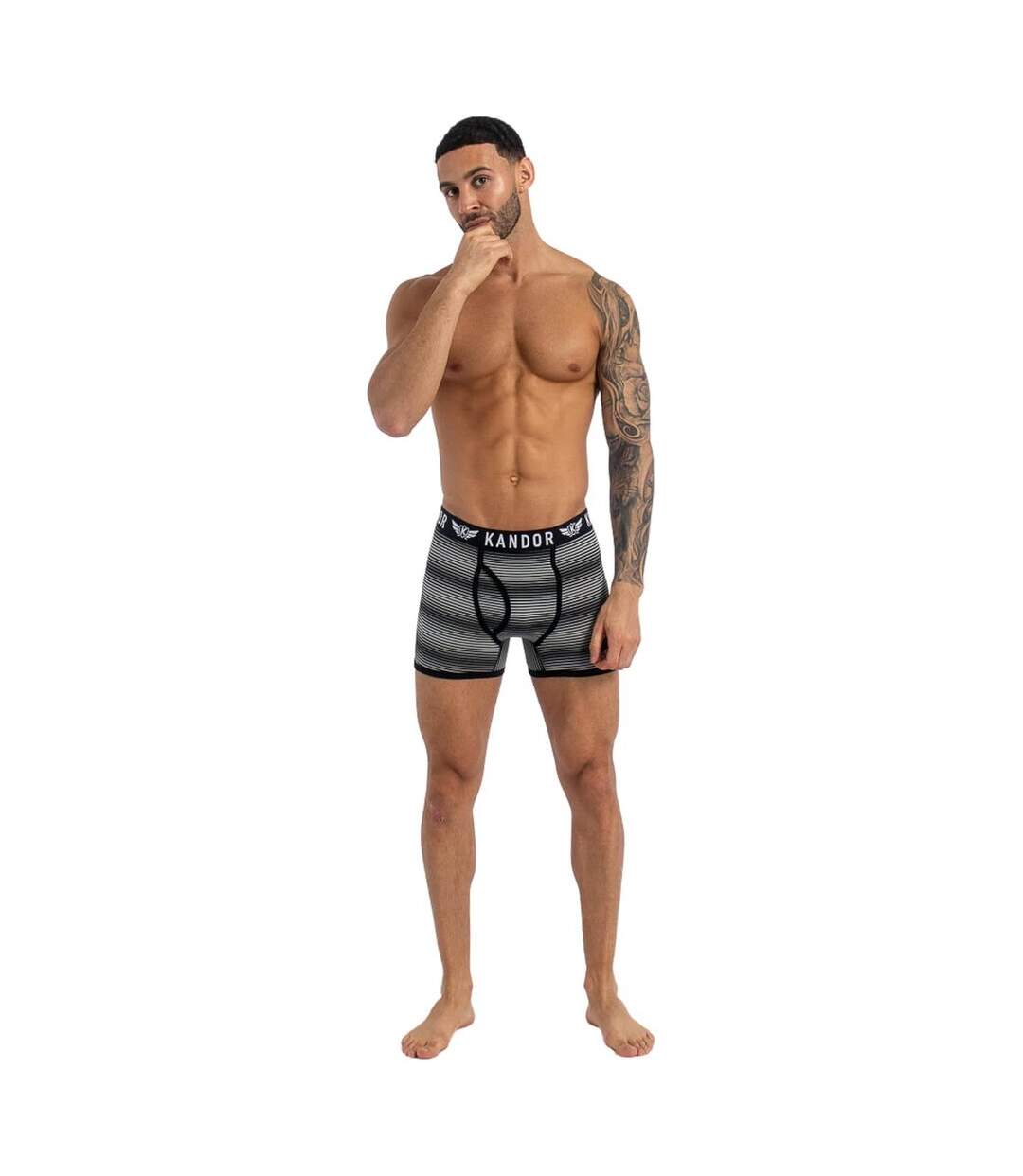 Boxers jeckers homme gris foncé Kandor