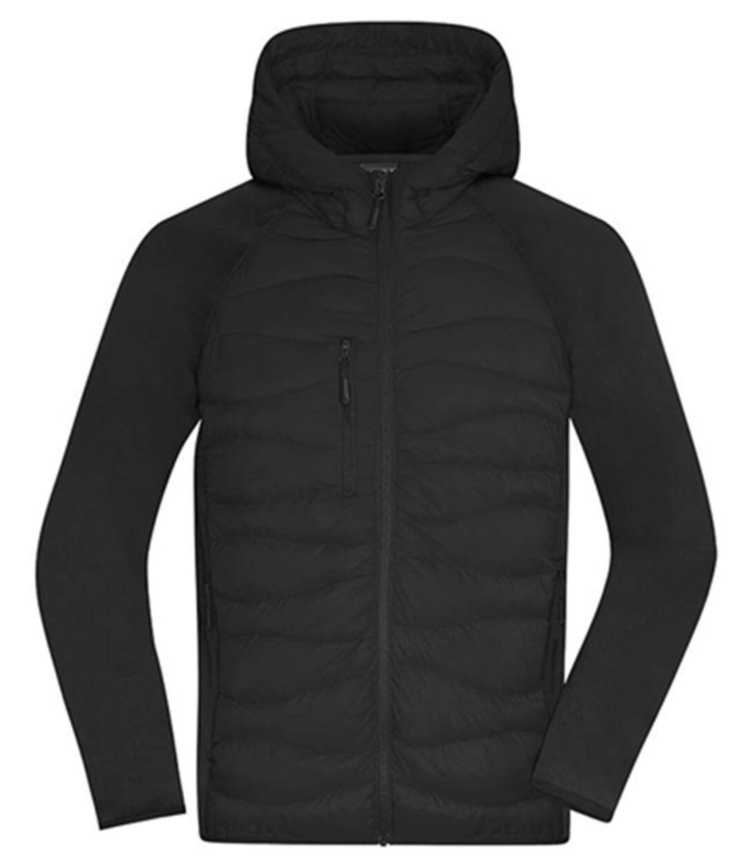 Doudoune hybride homme - JN1330 - noir-2