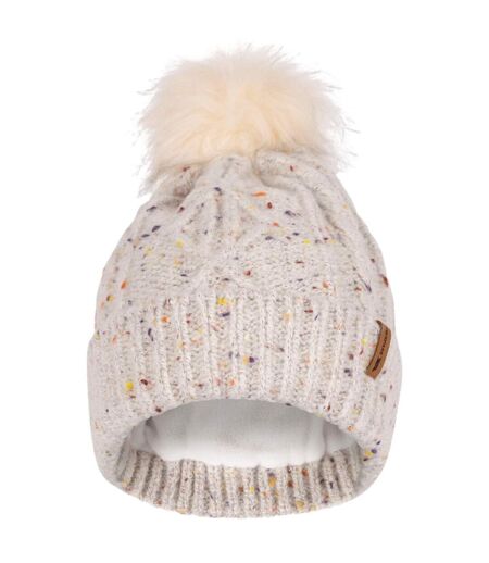 Womens/ladies Agave Beanie Beige Trespass