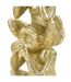 Statuette Déco Pyramide 3 Singes 30cm Or-4