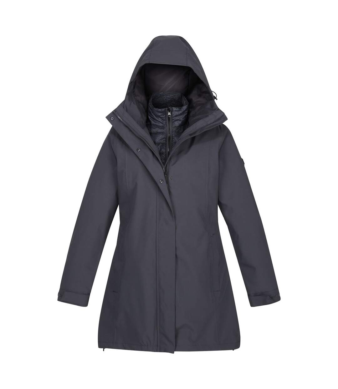 Veste imperméable denbury femme gris phoque Regatta-1