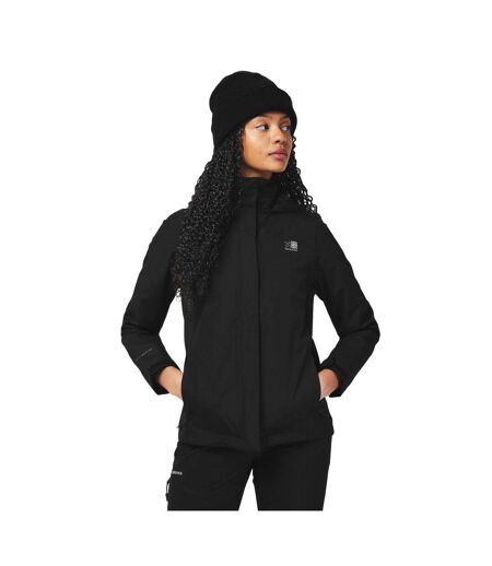 Womens/ladies Urban Waterproof Jacket Black Karrimor