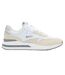 Mens Kurt Leather Running Trainers White Boss-3