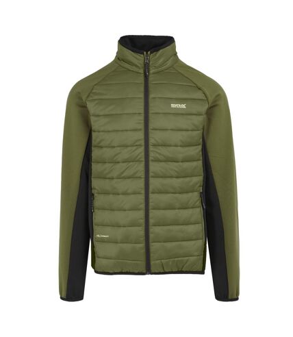 Veste hybride clumber homme vert néphrite / noir Regatta