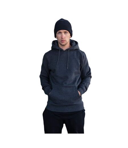 Build Your Brand Mens Heavy Pullover Hoodie (Navy) - UTRW5681