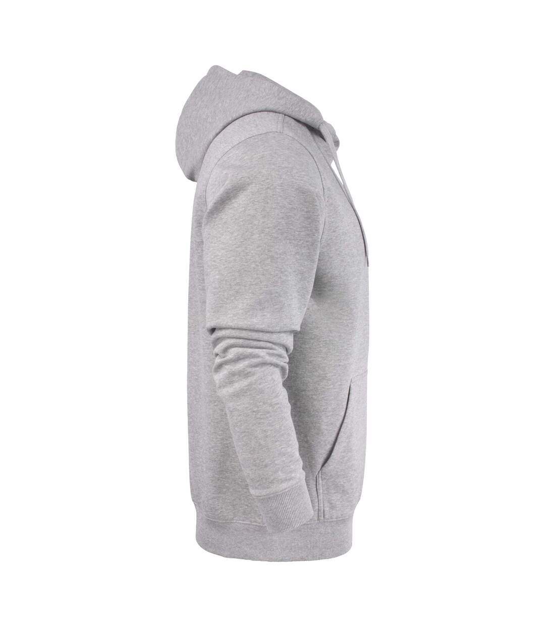 Womens/ladies Fastpitch Hoodie Grey Melange Printer-3