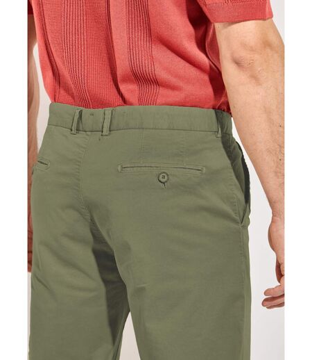 Pantalon chino droit toile coton stretch