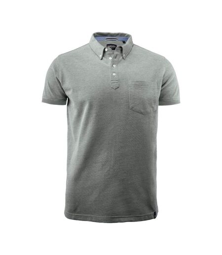 Mens Larkford Melange Polo Shirt Grey James Harvest