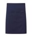 Colours front pocket waist apron one size navy Premier