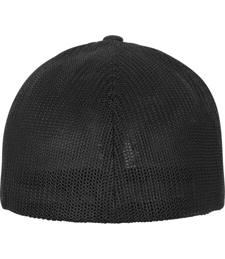 Casquette trucker flexfit adulte noir / blanc Yupoong