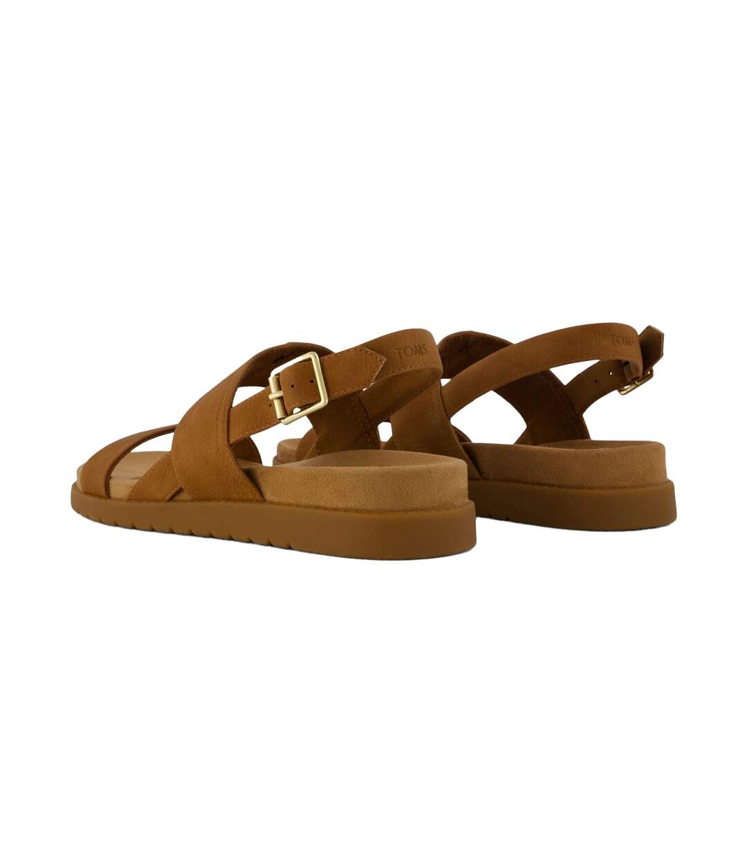 Womens/ladies Marin Sandals Brown Sugar Toms-2
