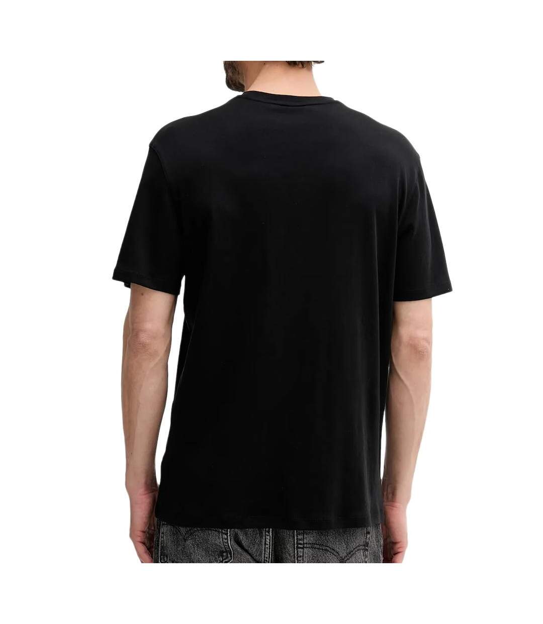 T-Shirt noir homme calvin klein jeans supima-2