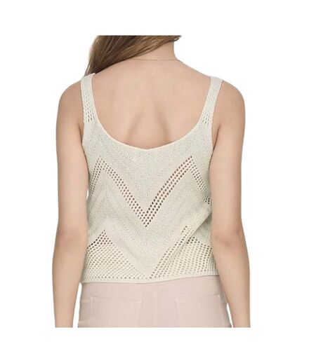 Top crochet beige femme jdy 15226348