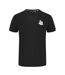 T-shirt Motif Logo Aq Homme Noir Aquascutum-1