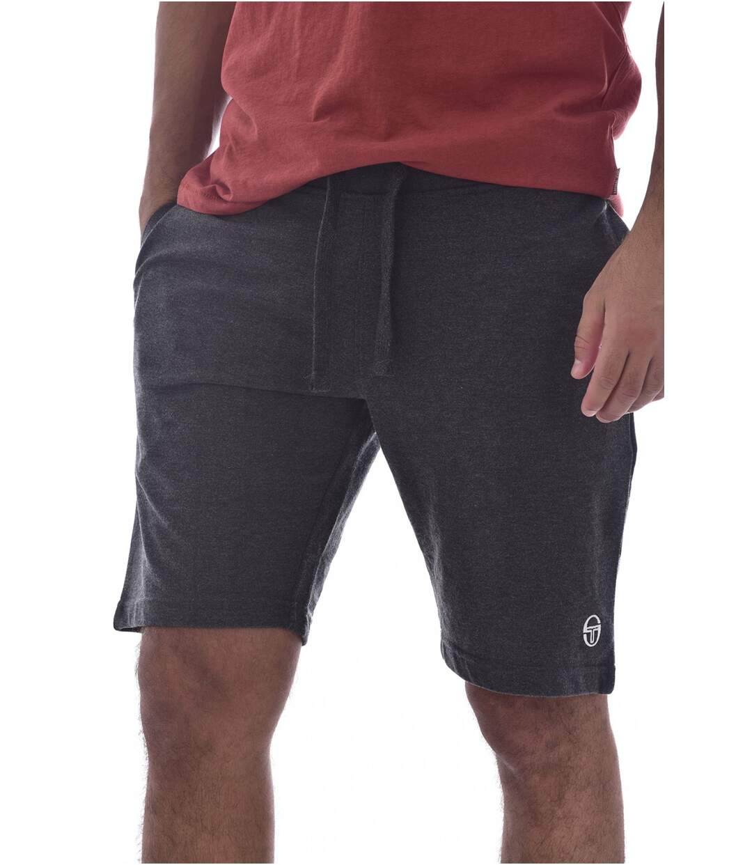 Short en coton à logo brodé  -  Sergio tacchini - Homme