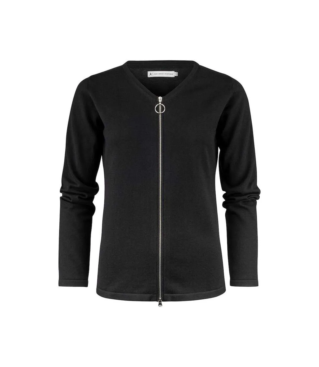 Cardigan Femme Noir James Harvest-1