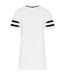 Build Your Brand Unisex Stripe Jersey Short Sleeve T-Shirt (White/Black) - UTRW5668