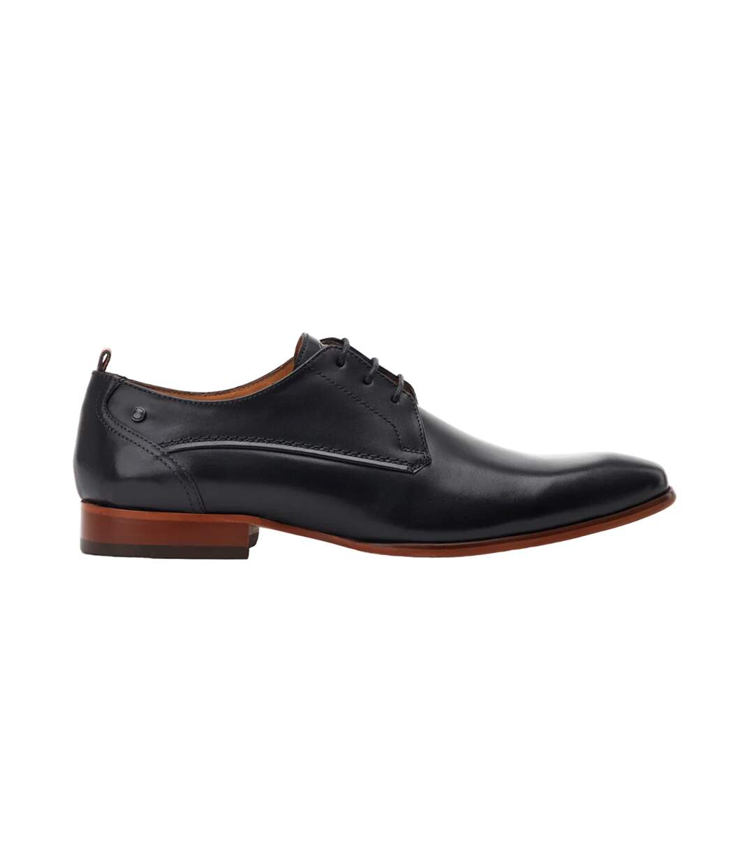 Chaussures brogues gambino homme noir Base London-4