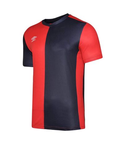 Mens 50/50 short-sleeved jersey vermillion/black Umbro