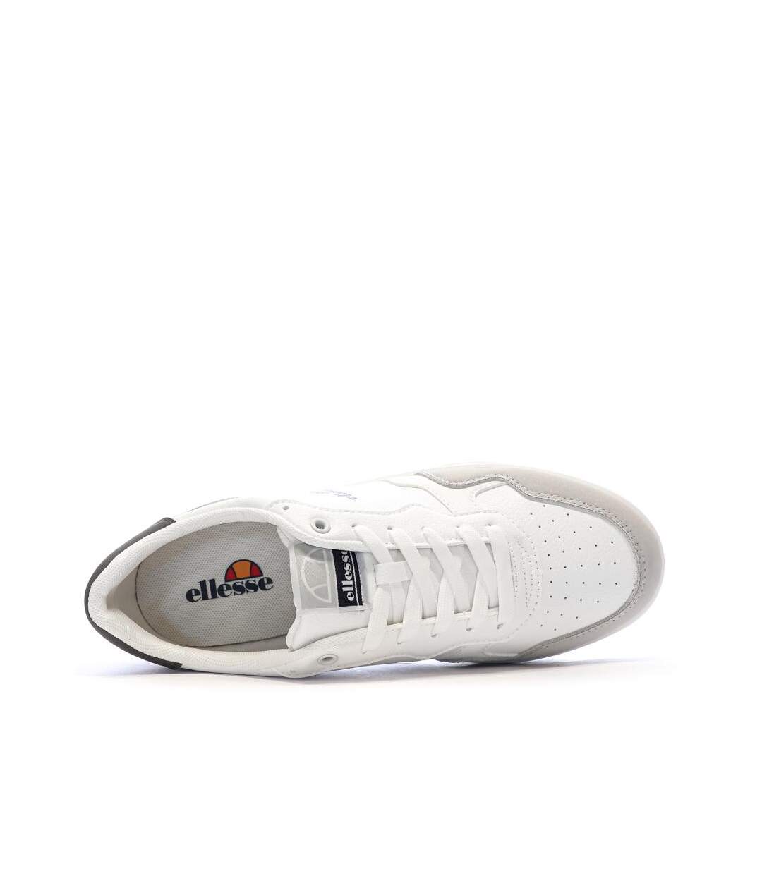 Baskets blanches/grises homme ellesse pansit-4