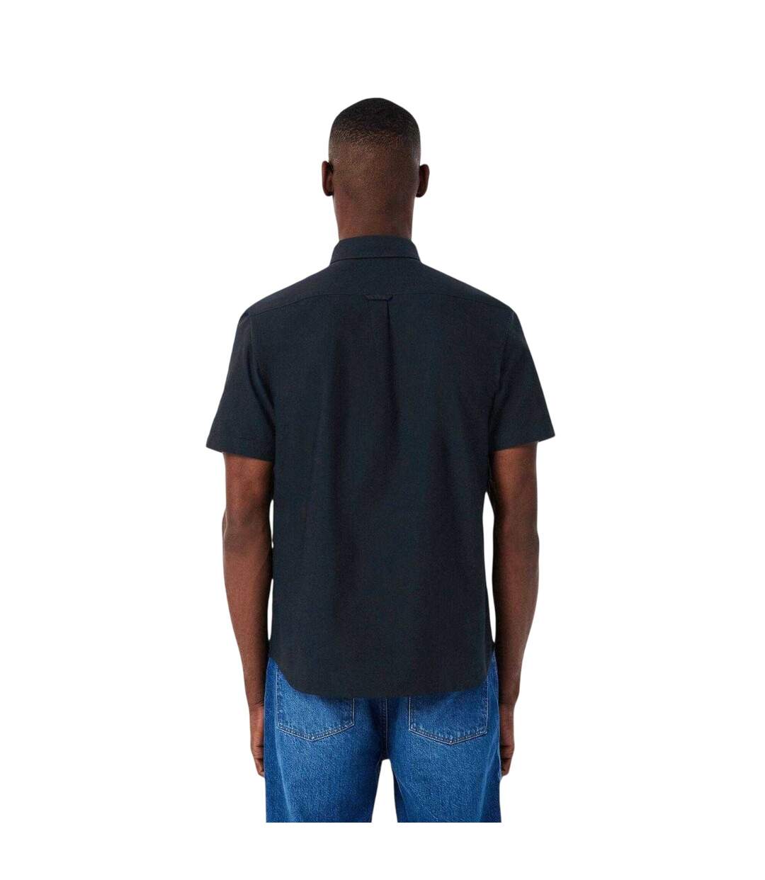 Chemise Motif/style Logo Brodé Homme Bleu Marine Lacoste-3
