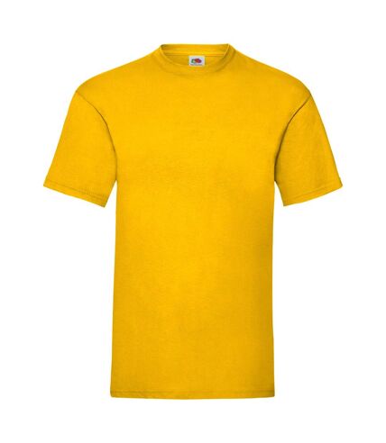 Fruit Of The Loom Mens Valueweight Short Sleeve T-Shirt (Sunflower) - UTBC330