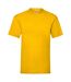 Fruit Of The Loom Mens Valueweight Short Sleeve T-Shirt (Sunflower) - UTBC330