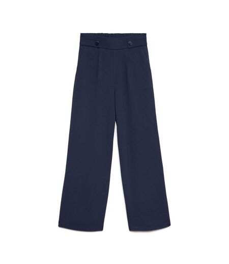 Pantalon marine femme vero moda may button