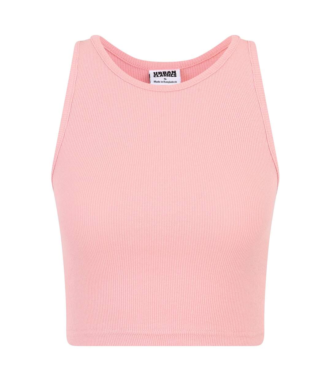 Haut Court Femme Rose Foncé Blanc Urban Classics-3