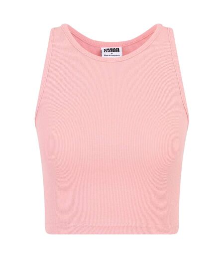 Haut Court Femme Rose Foncé Blanc Urban Classics