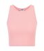 Haut Court Femme Rose Foncé Blanc Urban Classics-3