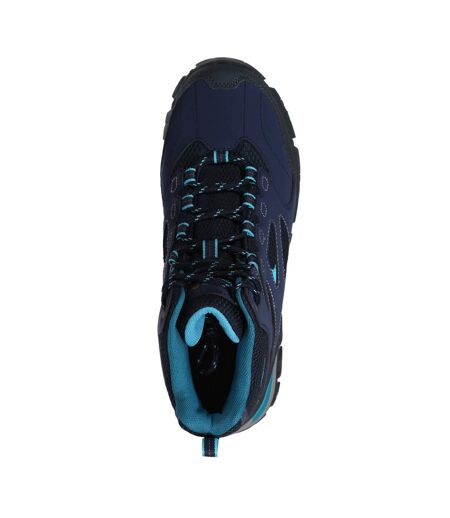 Regatta Womens/Ladies Holcombe IEP Mid Hiking Boots (Navy/Azure Blue) - UTRG3705