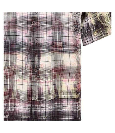 Mens S-tilborg Graphic Collared Shirt Black Diesel
