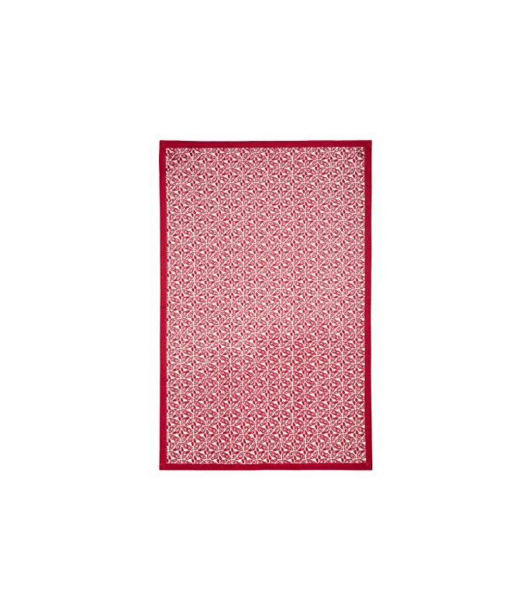 Lot de 3 Torchons Imprimé 45x70cm Rouge-2