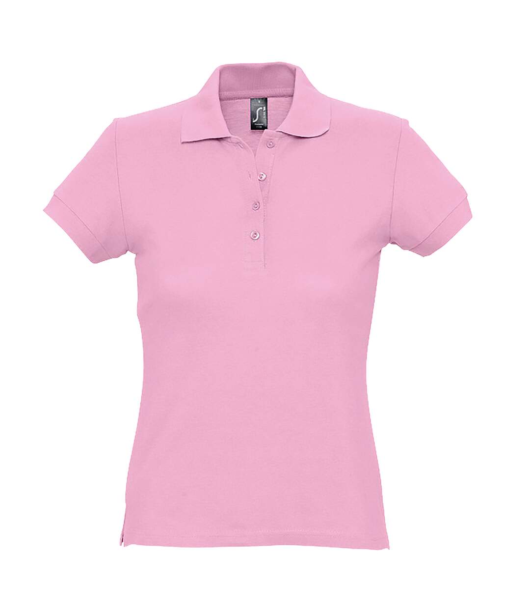 Passion polo 100% coton à manches courtes femme rose SOLS