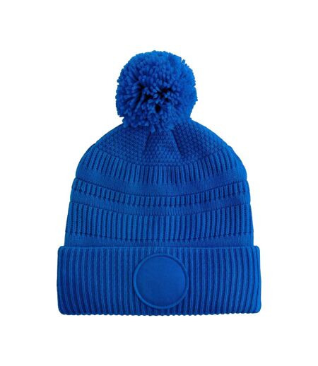 Bonnet Motif/style Écusson Fan Adulte Bleu Roi Vif Beechfield