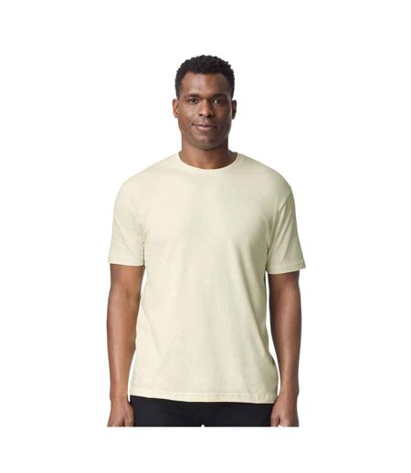 T-shirt Manches Courtes Homme Blanc Cassé Gildan