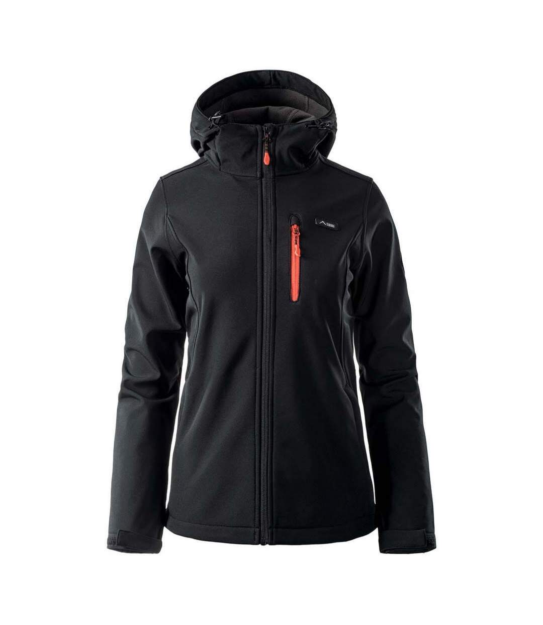 Veste iver femme noir / orange sanguine / anthracite Elbrus-1