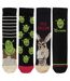 4 Pack Novelty Cotton Shrek Socks for Men and Women-4