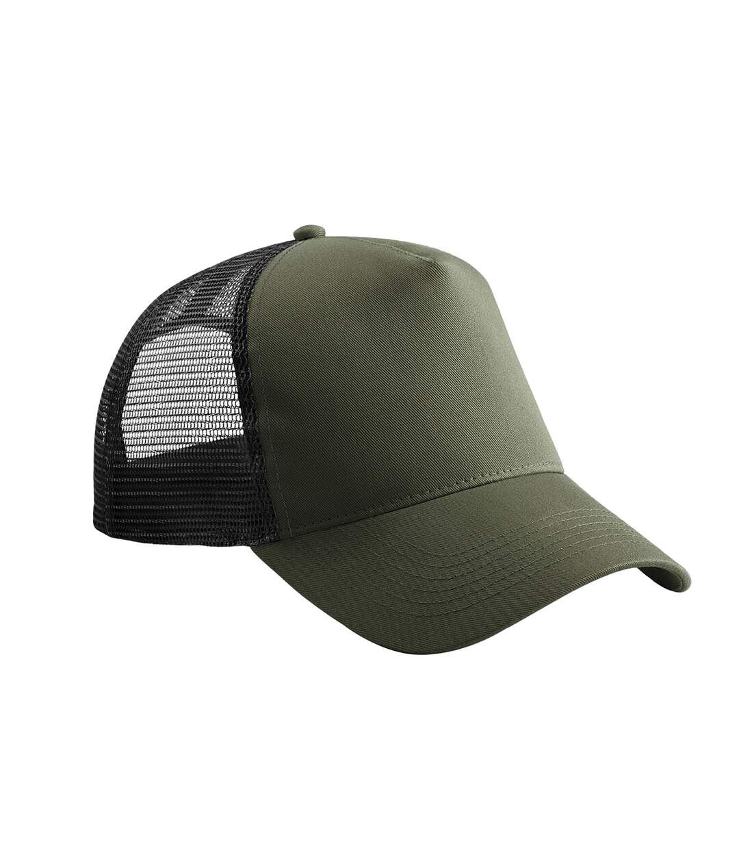 Casquette Trucker Adulte Vert Sombre Noir Beechfield-1