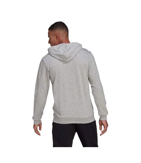 Mens Essentials Big Logo Hoodie Grey Adidas