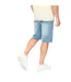 Mens Kamaline Denim Shorts Light Wash Crosshatch-4