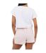 Ensemble De Pyjama Court Motif/style À Rayures Weekend Mode Femme Blanc Corail Brave Soul-3