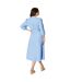 Principles Womens/Ladies Lace Yoke Belt Midi Dress (Powder Blue) - UTDH6681