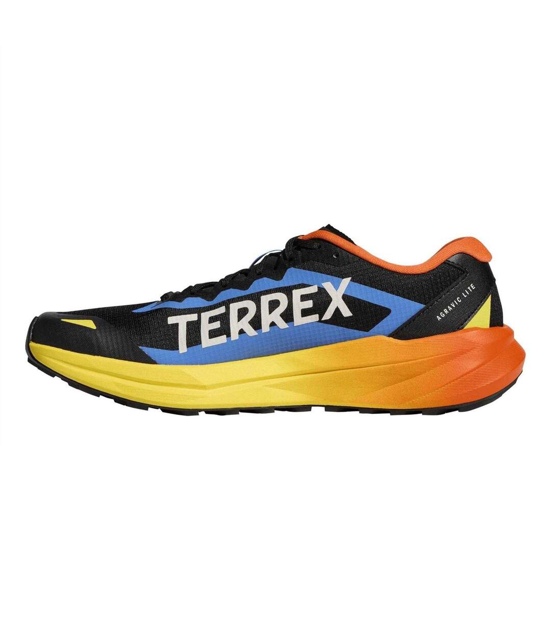 Chaussures Course À Pied Motif/style 3 Rayures Off-road Trail Homme Noir Orange Adidas-3