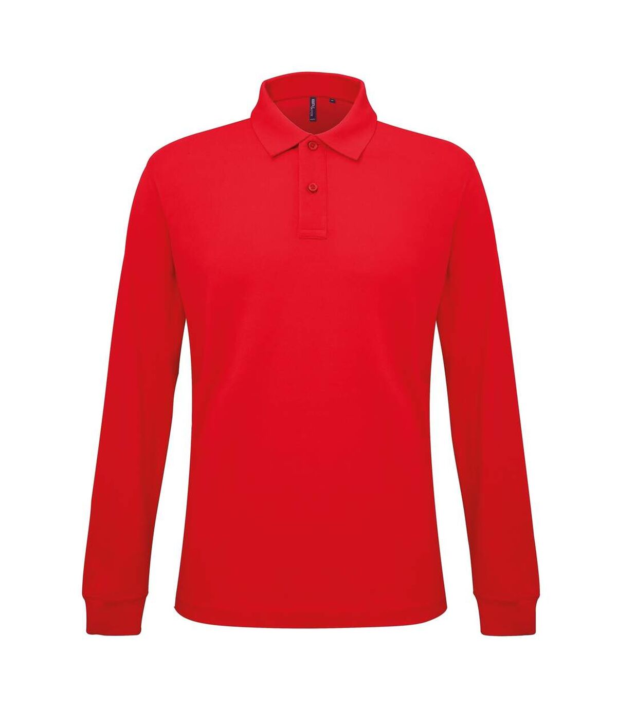 Asquith & Fox Mens Classic Fit Long Sleeved Polo Shirt (Classic Red)