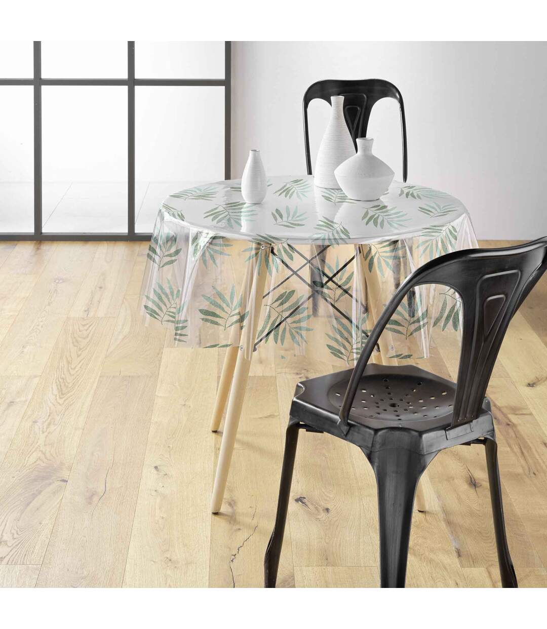 Nappe Cristal Ronde Verdalis 140cm Transparent-3