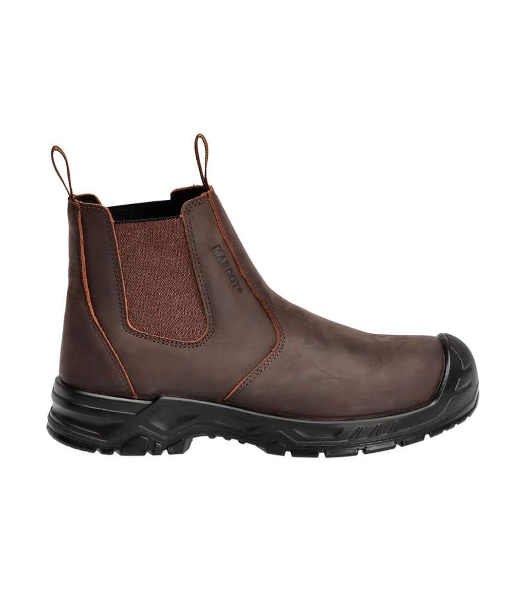 Womens/ladies Footwear Originals Leather Safety Boots Dark Brown Black Mascot-1